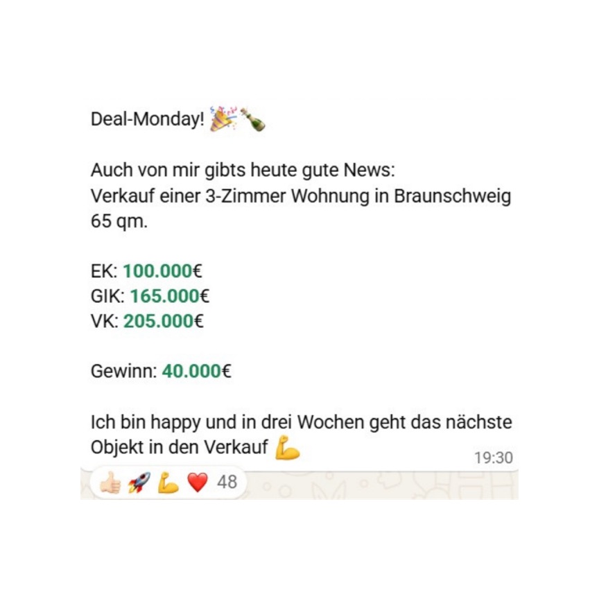 Deal Gewinn
