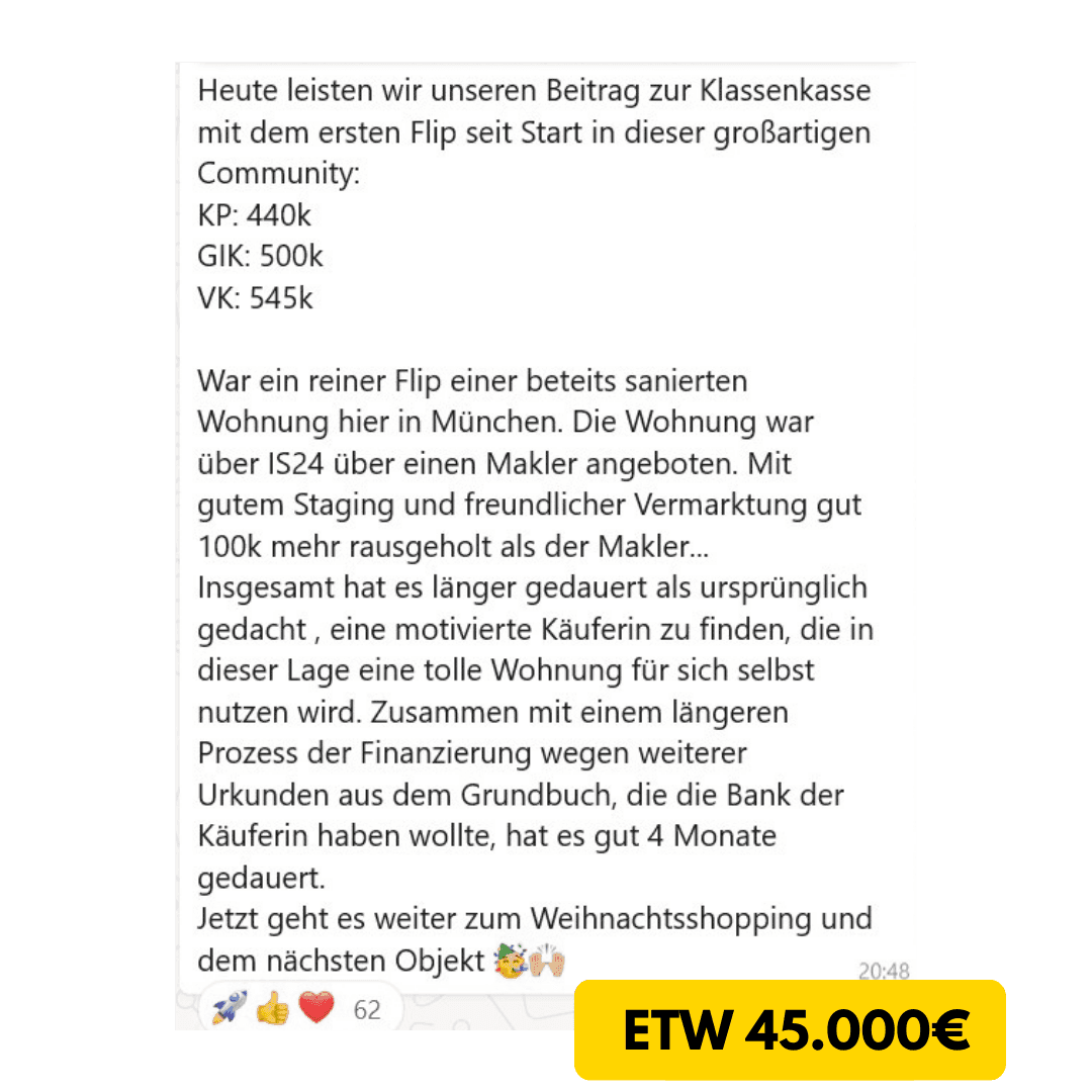 Deal Gewinn