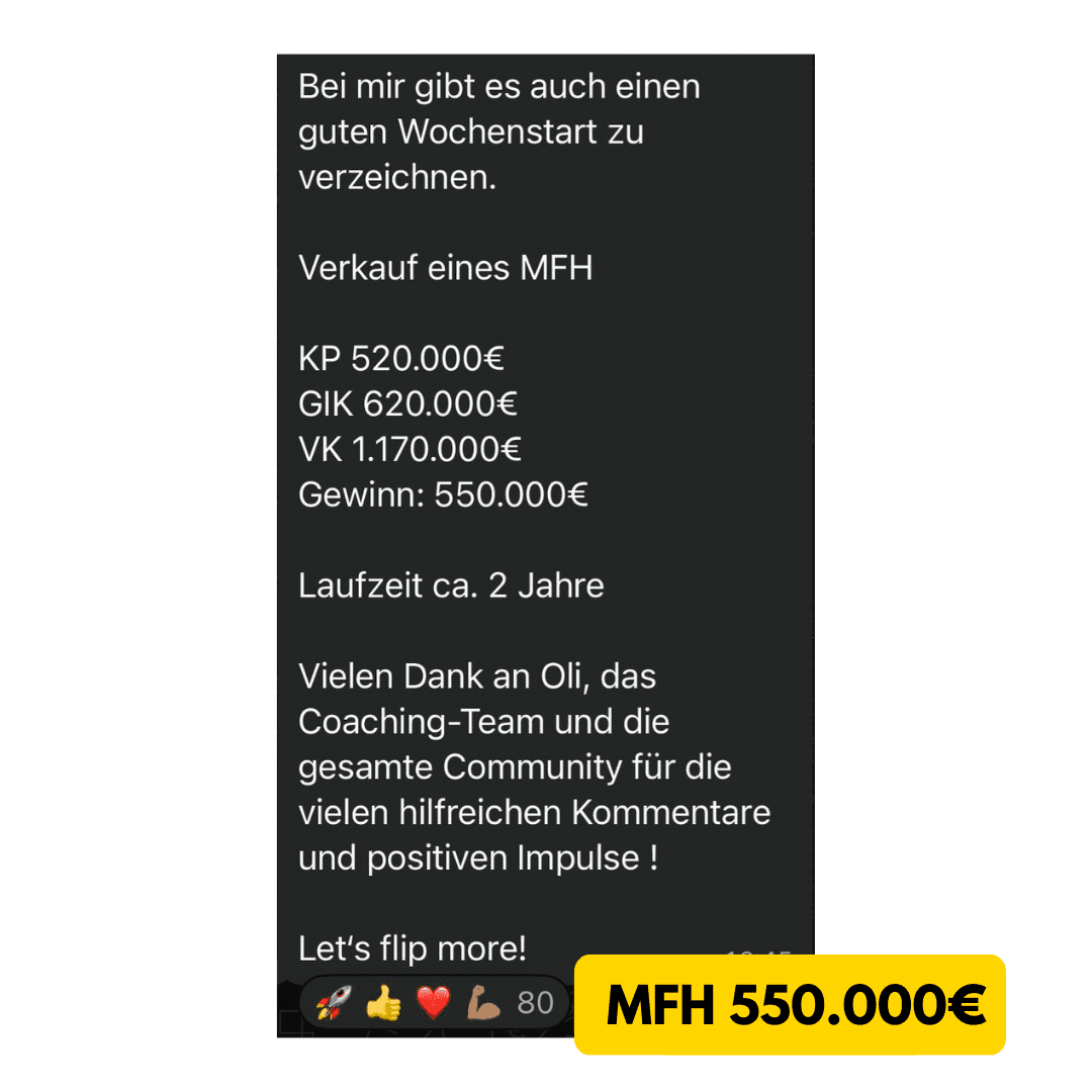 Deal Gewinn