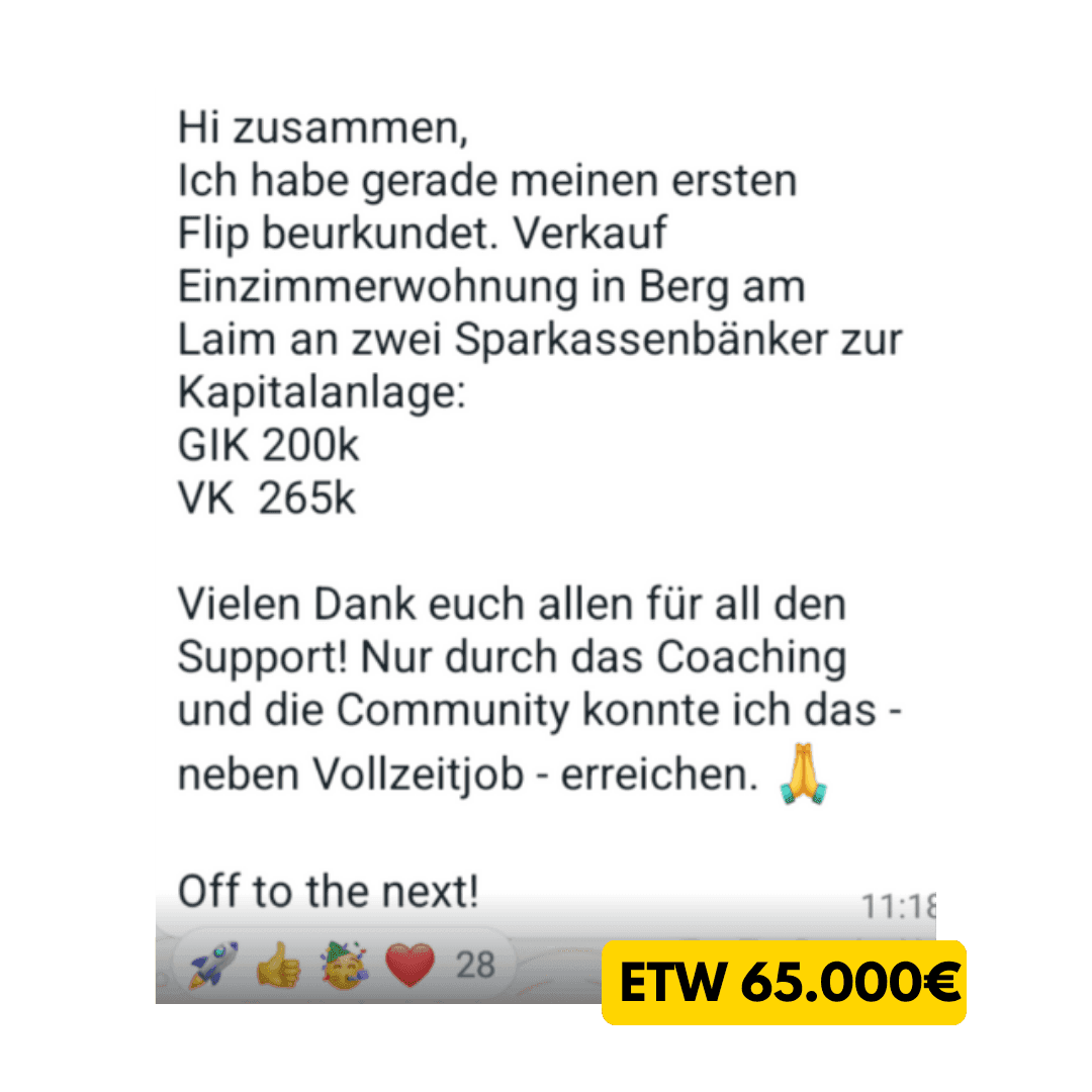 Deal Gewinn