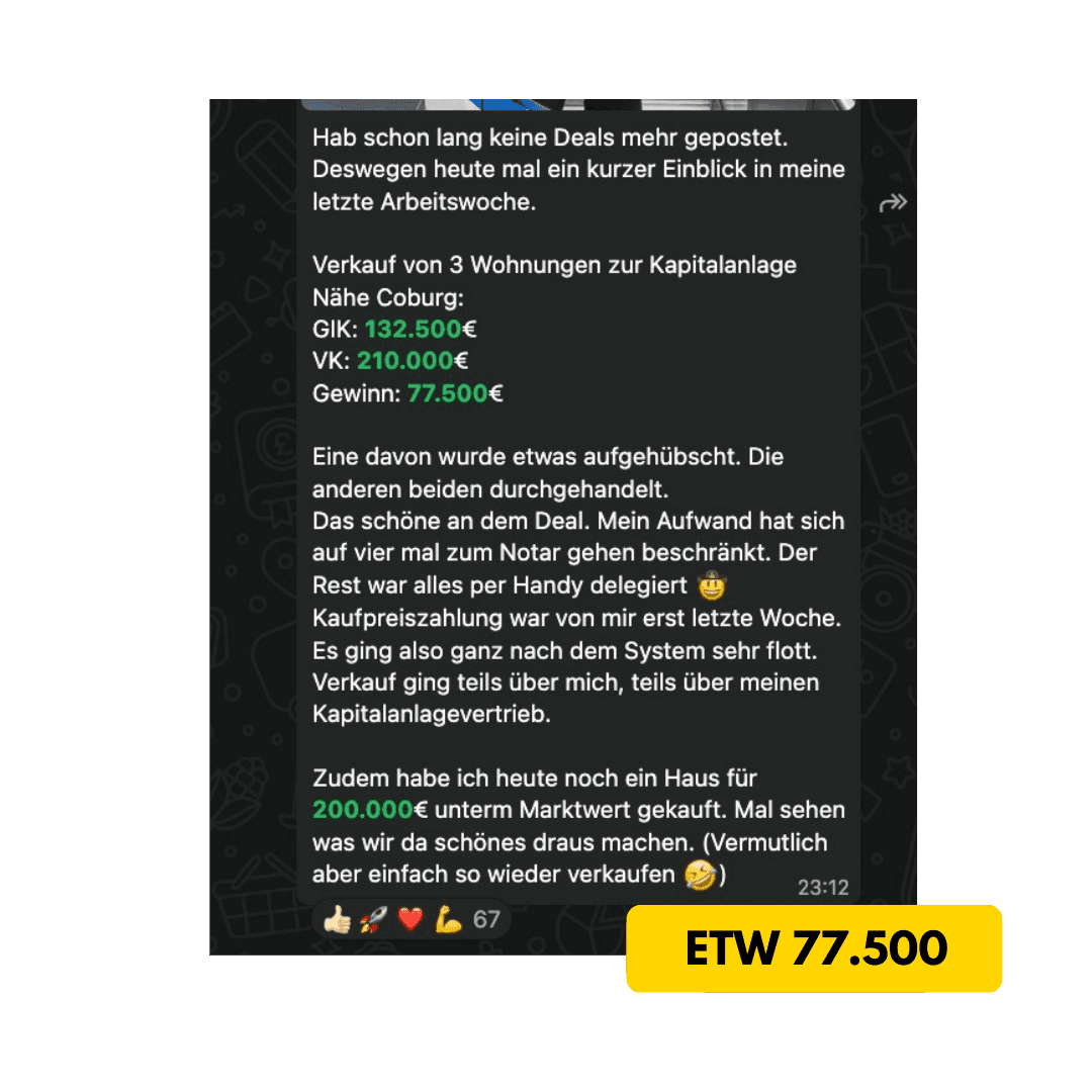 Deal Gewinn