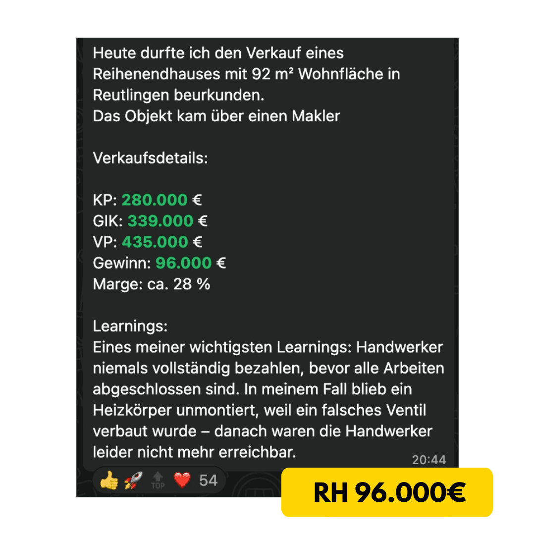 Deal Gewinn